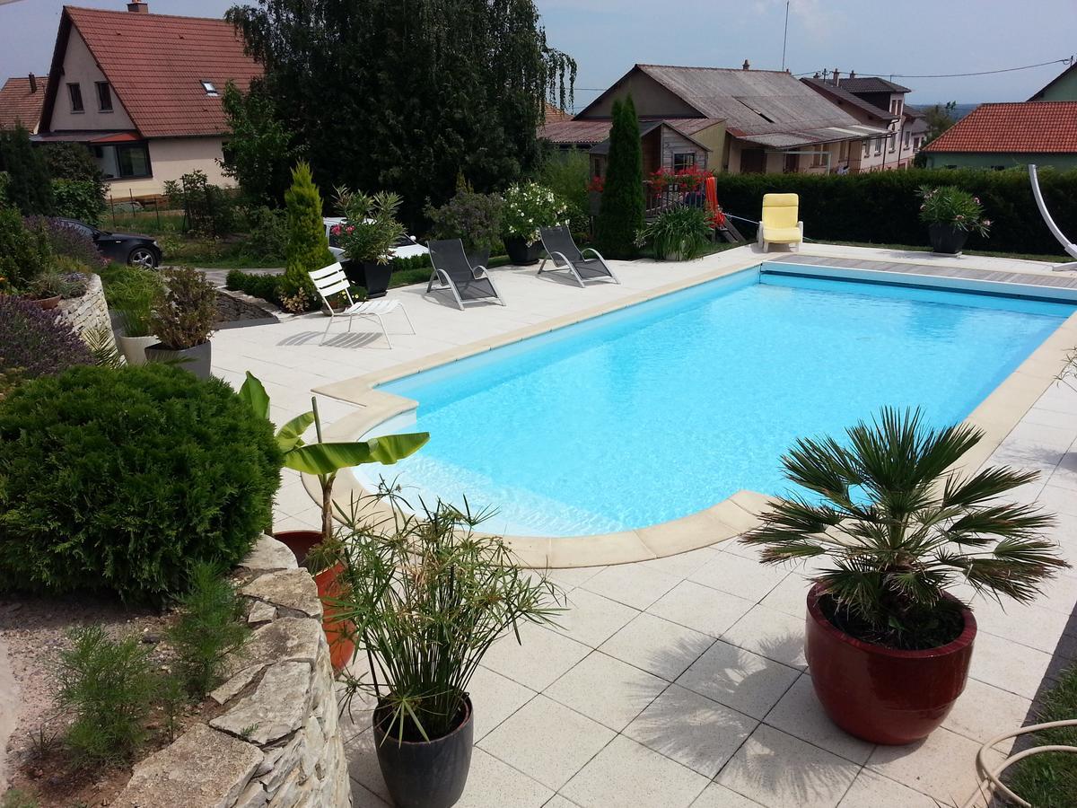 Au Coeur Du Vignoble Bed & Breakfast Orschwiller Exterior photo