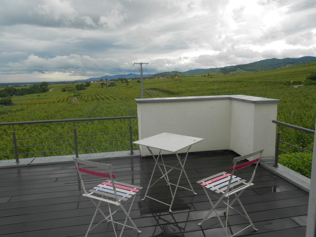 Au Coeur Du Vignoble Bed & Breakfast Orschwiller Exterior photo